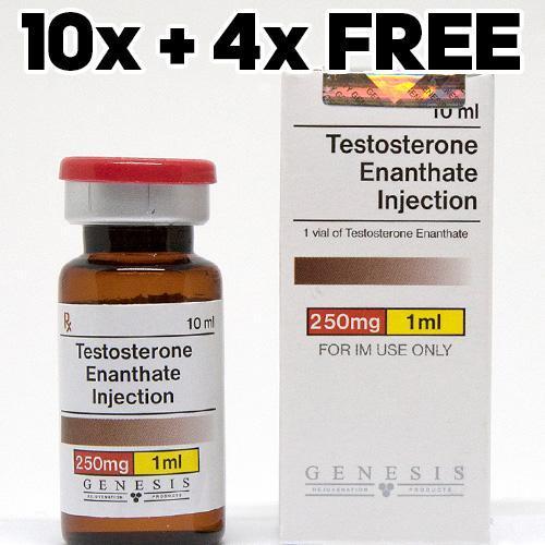 10x + 4x Free Testosterone Enanthate, Genesis